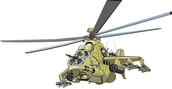 Mi24 Kampfhubschrauber